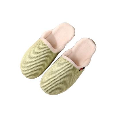 China Fashion Trend Wholesale Warm Plush Color Fashion Women Slippers Indoor Winter Cute Flat Furry Custom Made Bedroom for sale