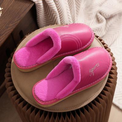 China 2022 Fashion Trend Customized Soft Warm Anti Slip Indoor And Outdoor Winter Women Home Slippers For Ladies for sale