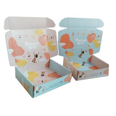 China Fashionable Colorful Custom Internal Printable Foldable Pattern New Arrival Foldable Ad Packaging Paper Box for sale