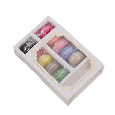 China New Arrival Handmade Custom Logo Chocolate Cookies Macarons Drawer Paper Packaging Box n Paper Bag With Window for sale