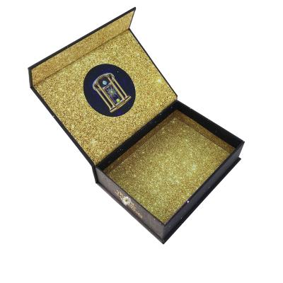 China Wholesale Recyclable Luxury Custom Matte Black Rigid Cardboard Gold Expansion Logo Magnetic Closure Gift Packaging Box for sale