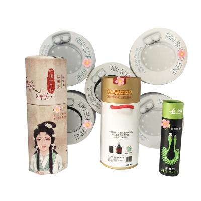 China Recycled Materials Recycled Materials Cardboard Tube Cylinder Tea Recyclable Special Holographic Round Paper Holographic Packaging Boxes For Tea for sale