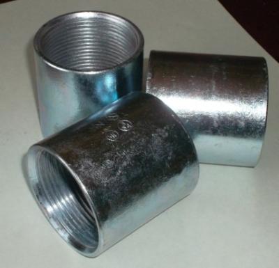 China Thread sockets Seamless and seam black steel pipe sockets,couplings for sale