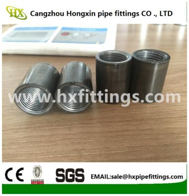 China Seamless and welding steel pipe sockets ,thread half /full thread for sale