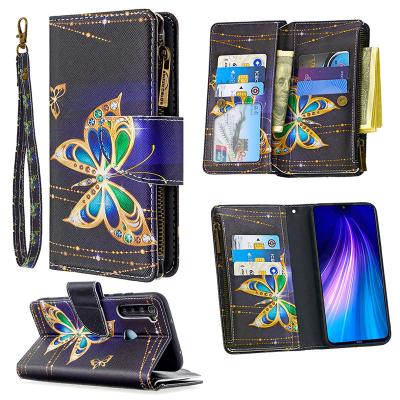 China Square PU Shockproof Flip Wallet Phone Case For redmi note10promax k30s note9pro 10x note10pro 9a 9c k20 8 7 7a 8a note8pro 9t note8t for sale