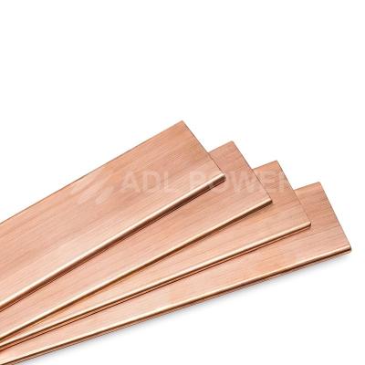 China High conductivity ADL 99.99% pure and high conductivity electrical copper flat bar for sale