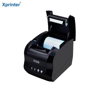 China Sticker Xprinter Xp365B 20-80mm Custom Thermal Label Printer With Two-in-One Templates Support Label And Receipt Printing for sale