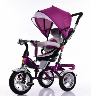 China With new light cheap baby tricycle seat rotation /music// models/child's Lexus metal tricycle/foldable child car for sale