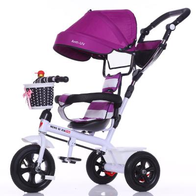 China Cheap light music kids tricycle 4 in 1 multifunctional baby tricycle for sale for sale