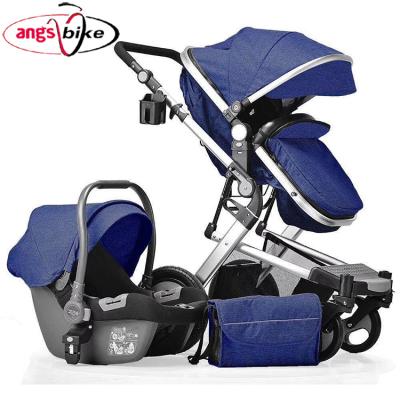 China China Eco-friendly baby stroller manufacturer high landscape and foldable baby pram stroller 3 in 1 for sale