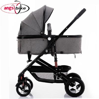 China Eco-friendly Baby Stroller 3 in 1 Sleep Basket Baby Safety Trolley Seat Newborn Infant Carriage for sale