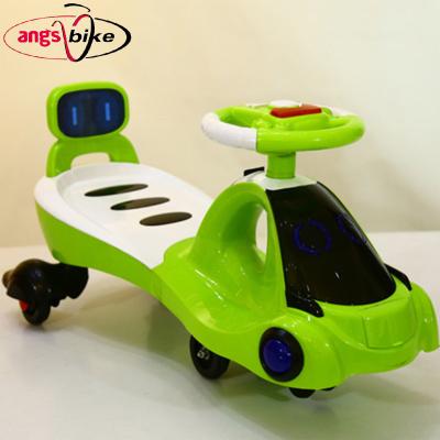 China Hot Selling Children Comfortable Swing With Music Car Four Wheel Ride On Toys Tricycle Balance for sale