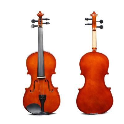 China Wholesale high end 1/4 violin, 1/2, 3/4, 4/4 handmade violin with case, rosin, bow for sale