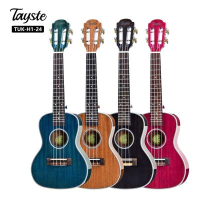 China China Mahogany Manufacturers All Colored Mahogany Plywood 24 Inch Concert Ukuleles for sale