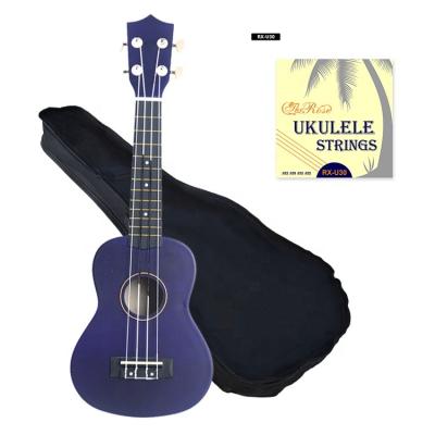 China Carbon fiber carbon fiber material good for kids 21 inch soprano ukulele with ukulele sting and base bag for sale