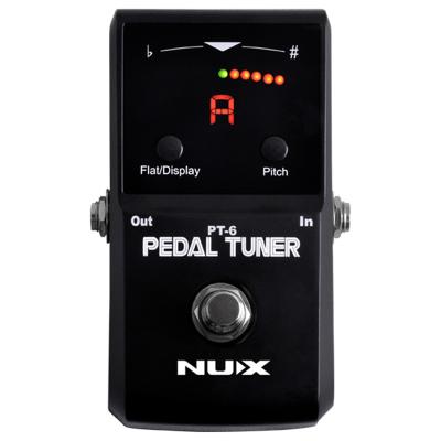 China Professional Musical Guitar Accessories WALNUT Guitar Pedal Tuner With Bright LED Display For Sale for sale