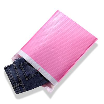 China Biodegradable Wholesale Small Plastic Envelope Padded Kraft Paper Envelopes Shipping Package Custom Pink Mailing Poly Bags Bubble Mailer Bag for sale