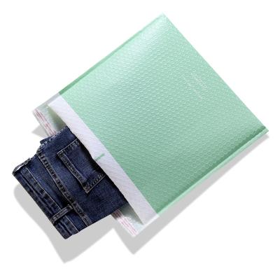 China 100% Poly Custom Logo PLA PBAT Packaging Padded Envelope Bubble Mailer Bubble Mailer Mailing Bag for sale