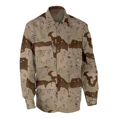 China Anti-Static Military 6 Colors Drop Camouflage Pattern BDU Uniform For Iraq Army for sale