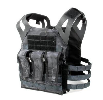 China 500D Polyester Light Weight Black Snake Camouflage Military Tactical Vest for sale