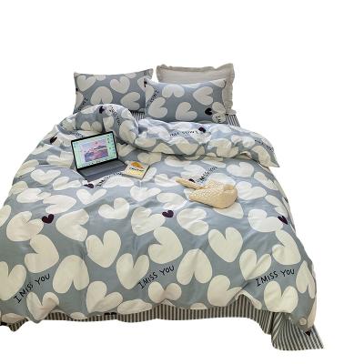 China Modern Appropriate Price Popular Product Top Quality Four-Piece Cotton Bedding Set for sale