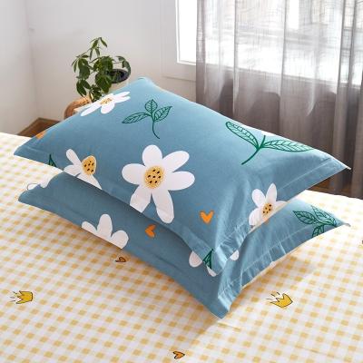 China Wholesale Fashionable Soft Anti-Static And Relieving 2 Custom Sustainable Cotton Pillowcase for sale