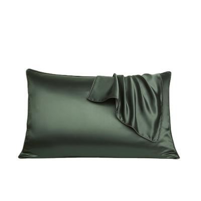 China Wholesale custom high quality 100% polyester silk pillowcase anti-static 19/22/25 mm with zipper for sale