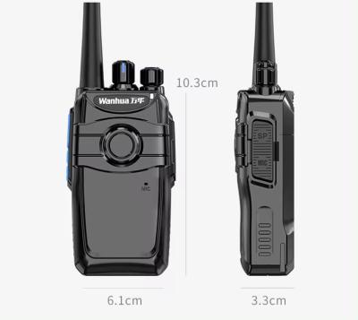 China Handheld Walkie Talkie Intercom System for Bank Counter 103*61*33MM 16 Storage Channels for sale