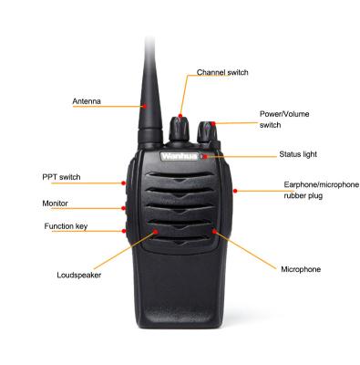 China Wanhua WH27 Long Range Walkie Talkie Two-way Radio with -30 60°C Temperature Range for sale