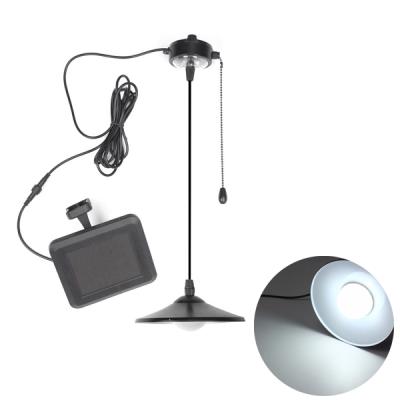 China Warehouse Solar Powered Led Throw Light With Remote Control And Pull Rope For Indoor Outdoor Use for sale