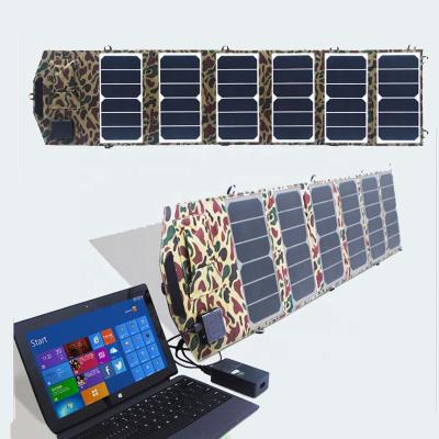 China Outdoor Portable Charger Controller 39W Folding Solar Panel Battery USB Bag Charging Camping for sale