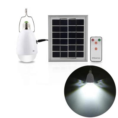 China Home Outdoor Portable Solar Panel System Kit 12 LED Light Bulb For Hiking Outdoors Camping With USB Output Mobile Phone Charging for sale