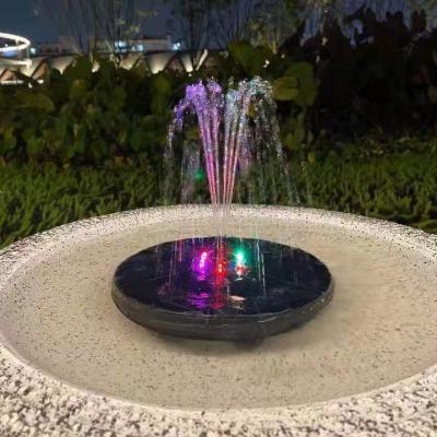 China Bird Bath Fountain 13cm/16cm Traditional Floating Solar Fountain Pump Garden Fountains Pumps Waterfalls 7V Solar Powered Water Pump Kit for sale