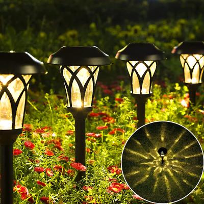 China Outdoor bronze LANDSCAPE solar lights and glass finish lamp, waterproof led solar lights for lawn, patio, yard, garden, pathway, walkway for sale