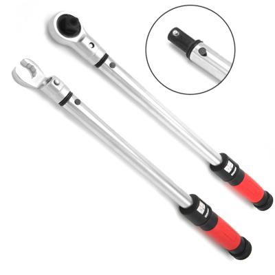 China 42CRMO Interchangeble Torque Wrench Cylindrical Shape Torque Ratchet Universal Replaceable Tools 10-60N.m for sale