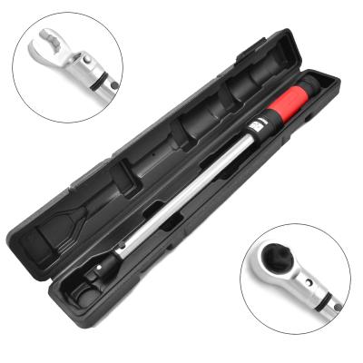 China 42CRMO Preset Interchangeable Wrench Adjustable Torque Wrench 65-335N.m Window Torque Wrench Click Type Tool for sale