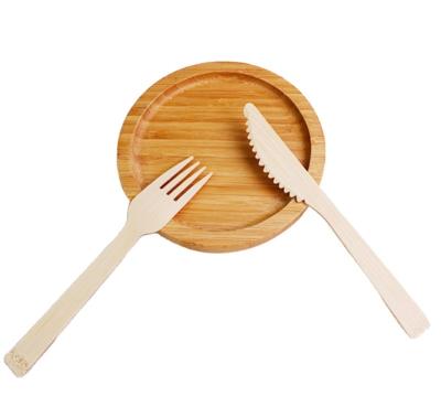 China Contemporary Best Selling Disposable Biodegradable Bamboo Individually Wrapped Forks for sale