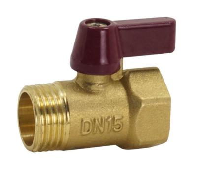 China General Best Selling Brass Plated Mini Mini Ball Valve for sale