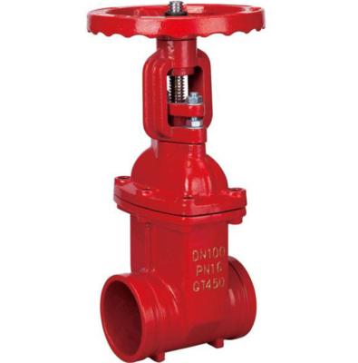 China General Best Selling Soft Sealed Bar Fire Gate Valve for sale