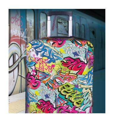 China Brand Designer Private Label Polyester Spandex Suitcase Cover 89 x 65cm for sale