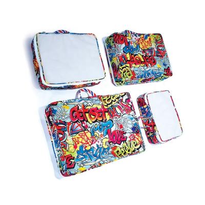 China Good Quality Brand Designer Oxford Material America Style Travel Storage Bag Stocked Set for sale