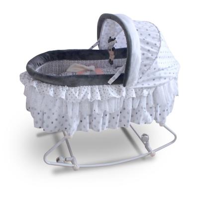 China Plastic My Little Garden Friends Design Very Good Bedside Popular Baby Rocking Cradle As A Gift for sale