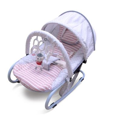 China Soft Boa + TC + Metal Promotion Swing Plush Safety Useful Soft Popular Baby Bouncer for Newborn for sale