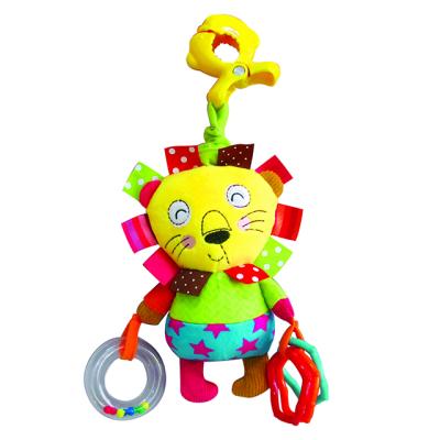 China 100% polyester in soft newborn baby pull beby infant musical activity factory musical plush toy wholesale soft string material for sale