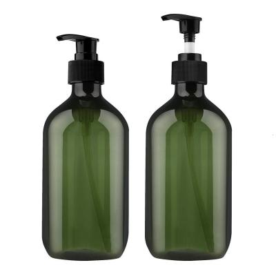 China Non Spill 250ML / 500ML Plastic Lotion Bottle Recycled Plastic Bottles For Shower Gel for sale