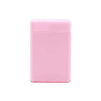 China Personal Care 20ml Pink Credit Card Sprayers Pocket Type Mist Sprayer Hand Sanitizer Spray Bottle for sale