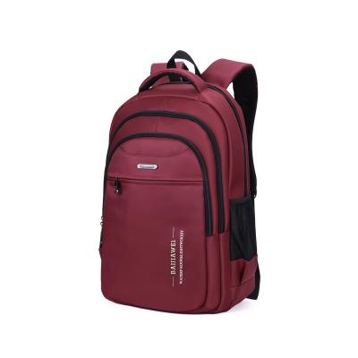 China Strong Load Bearing Large Capacity High School Class Waterproof Oxford Laptop Bookbag School Bag Backpack for sale