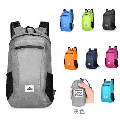 China 2020 Custom Waterproof Folding Backpack Outdoor Sports Backpack To Suit Travel Rucksack for sale