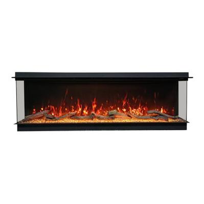 China 40 Inch 1050mm Modern Popular Modern Electric Fireplace Heater, 7 COLORS Flames, 1500w/2000w/3000w Insert Heater for sale