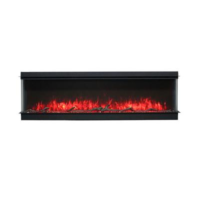 China Modern Electric Fireplaces Heater, 7 Colors Flames, Modern Insert Heater 100 Inch 2500mm Led Light Flame Effect 1500w/2000w/3000w for sale